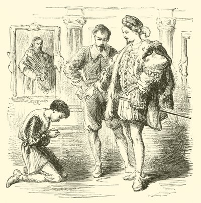 Juan De Pareja, before King Philip IV of Spain by English School